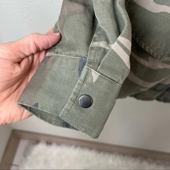 Rails Whitaker Jacket Faux Fur Lining Sage Camo Contemporary Women’s Casual XS - Picture 11 of 14